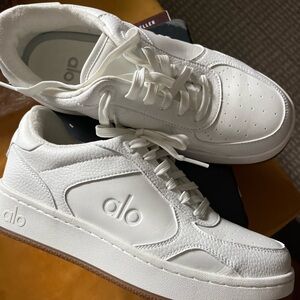Alo all white sneakers